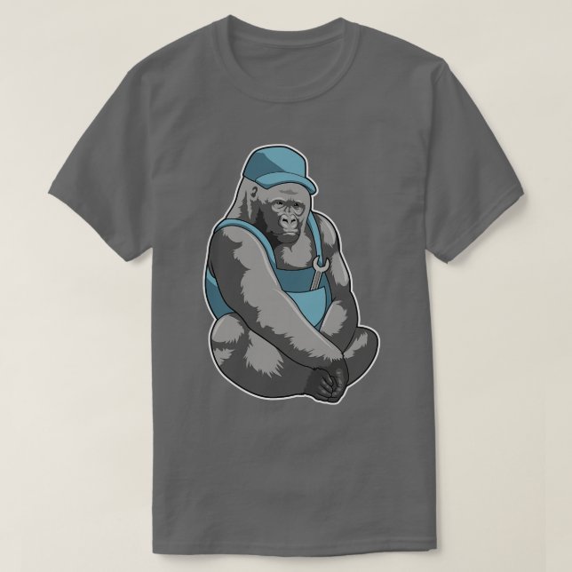 T-shirt Gorilla Comme Artiste Avec Pouce (Design devant)
