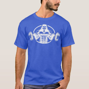 T-shirt Gorilla Force Poids lifter Body Builder Gym Wo