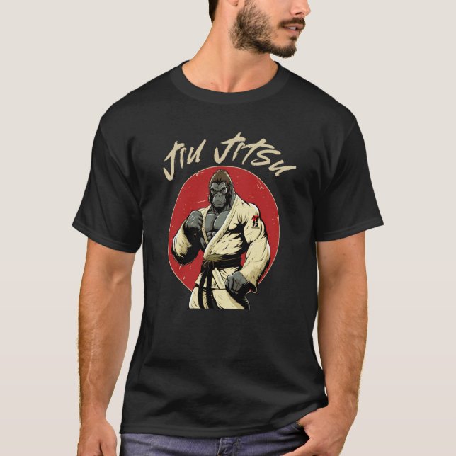 T-shirt Gorilla Jiu Jitsu and Grappling  1 (Devant)