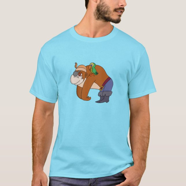 T-shirt Gorilla Pirate (Devant)