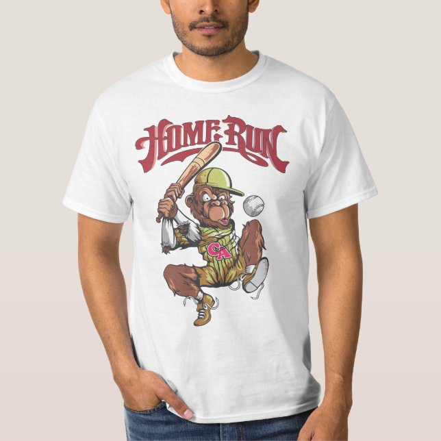 T-shirt Gorilla Slugger Home Run Tee (Devant)
