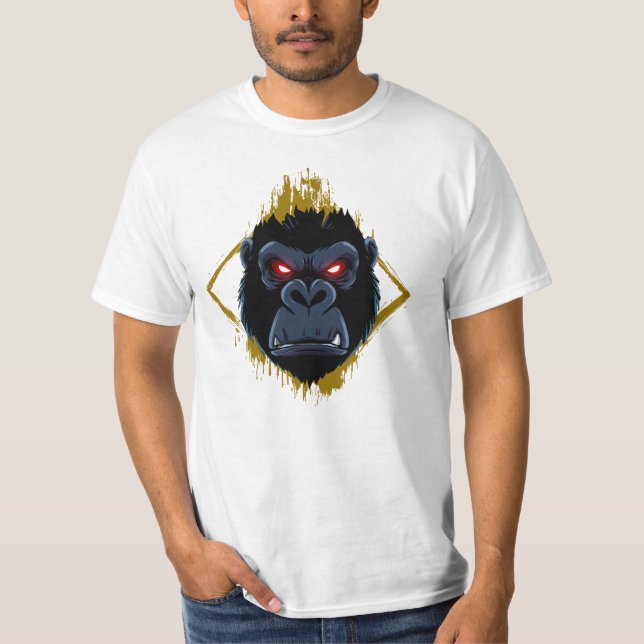 T-shirt Gorille aux yeux rouges (Devant)