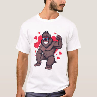 T-shirt Gorille Cool Saint-Valentin