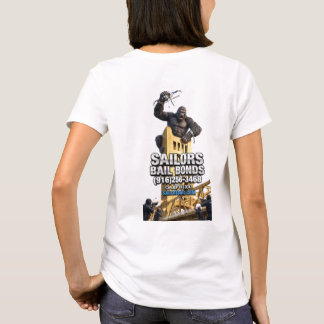 T-shirt Gorille Roi Enragé Gravissant le Tower Bridge