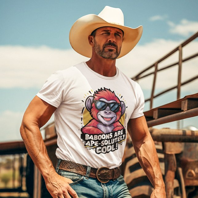 T-shirt Gorille Stylish : Les babouins sont absolument Coo (Créateur téléchargé)