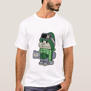 T-shirt Gorille - surfeur