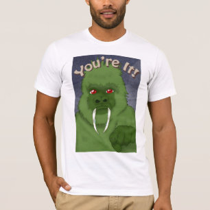 T-shirt Gorille vert de T-shirth des hommes