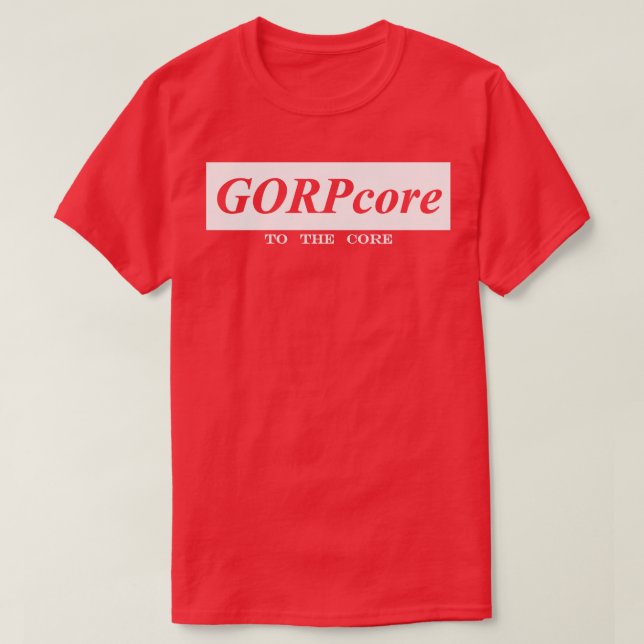 T-shirt gorpcore au groupe central (Design devant)