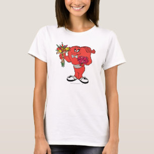 T-shirt Gossamer avec rose