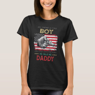 T-shirt Gosses Ce Garçon Qui M'a Un Peu Volé Mon Cœur Elle