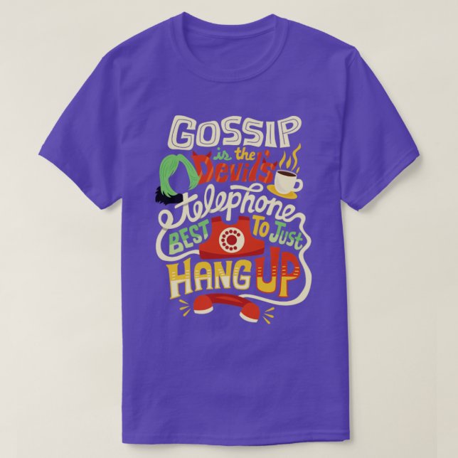 T-shirt Gossip est le téléphone des diables (Design devant)