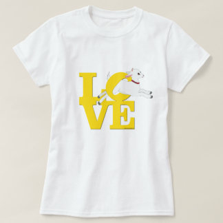 T-shirt GOT LOVER | Chèvre JAUNE L O V E - Chèvre blanche