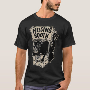 T-shirt Goth Black Chat Emballage Booth Pour Chat Moms & C