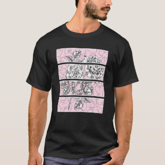 T-shirt Goth Punk Fairycore Roses Rose Grunge Aesthétiquem