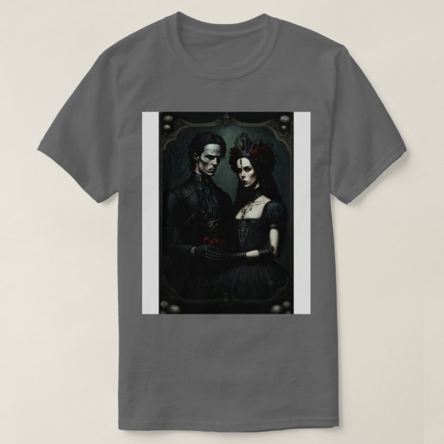 T-shirt Goth Style Tarot Amateurs (Design devant)