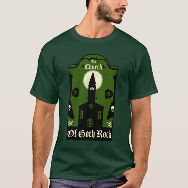 T-shirt Goth Subculture Post Punk Music (Devant)