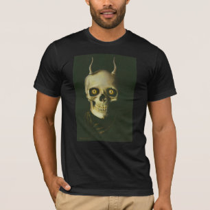 T-shirt Gothic Devil Skull Mens