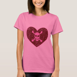 T-shirt gothique au coeur brisé