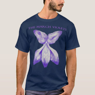 T-shirt Gothique Fleur Gothique Les Violettes De Mars