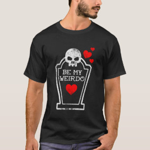T-shirt Gothique Valentines Jour Horreur Grave Weirdo Emo