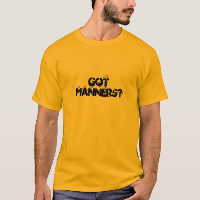T-shirt gotmanners ? (Devant)