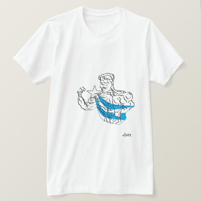 T - Shirt: Gott segne Amerika T-Shirt (Design vorne)