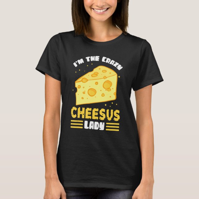 T-shirt Gouda Cheesus Lady Cheese Gouda 2 (Devant)