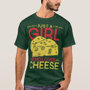 T-shirt Gouda Nourriture Juste Une Fille Qui Aime Le Froma