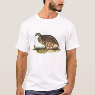 T-shirt Gould - perdrix à pieds rouges - rufa d'Alectoris