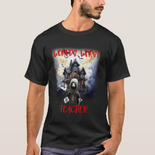 T-shirt Goule Halloween Satire Drôle Créatif Le Pire du Mo