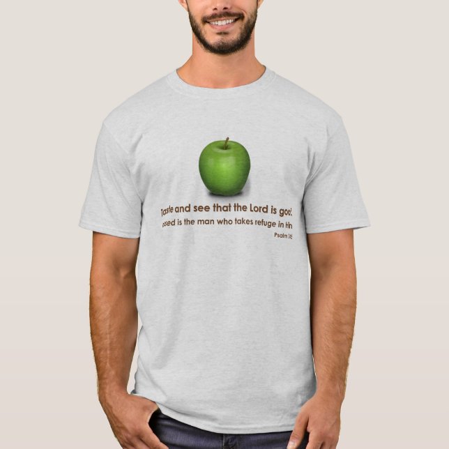 T-shirt Goûtez et voyez (Devant)