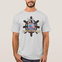 Gouvernail de navire nautique de marin de dessin a