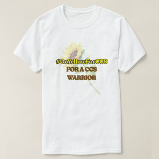 T-shirt #GoYellowForCCS - Chemise guerrière CCS