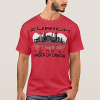 Gps Coordonner City Zurich Skyline Dream City 3
