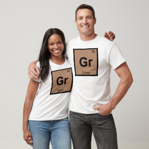 T-shirt Gr - Symbole de tableau périodique de la chimie d