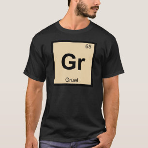 T-shirt Gr - Symbole du tableau périodique de la chimie de
