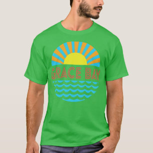 T-shirt Grace Bay Beach Soleil Et Vagues