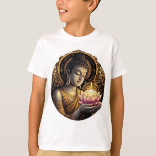 T-shirt Grâce éternelle : Bouddha avec Lotus Sacré"