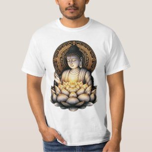 T-shirt "Grâce éternelle : Bouddha avec Lotus Sacré"