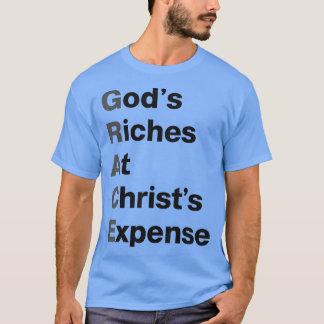 T-shirt GRACE Gods Richesses Chez Christs Dépense Black Gr