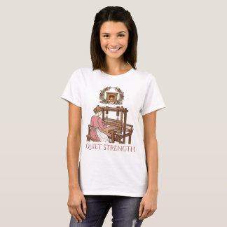 T-shirt Grâce intemporelle tissée avec la tradition