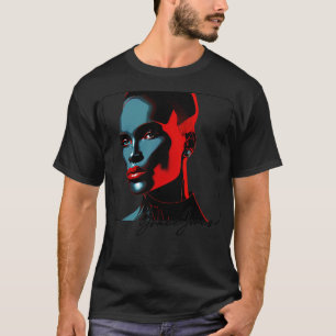 T-shirt Grace Jones 80s Style Design esthétique