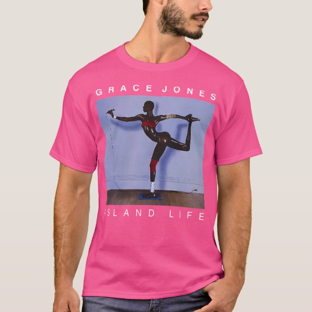 T-shirt Grace Jones Island Life (Devant)