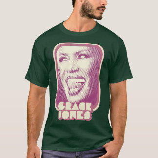 T-shirt Grace Jones Retro Style 80s Design esthétique
