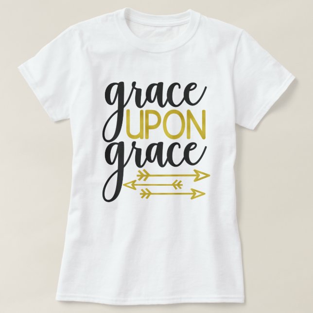 T-shirt Grâce sur grâce (Design devant)