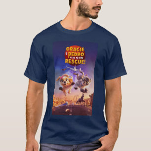 T-shirt Gracie & Pedro : Animaux de compagnie à la Secourt