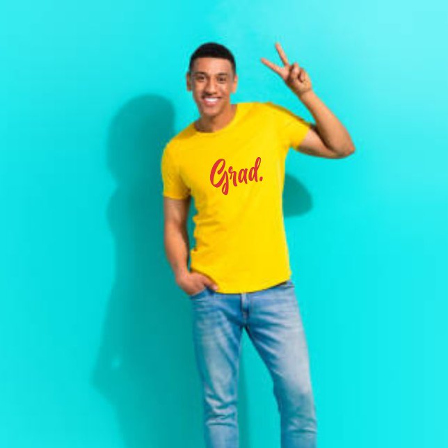 T-shirt Grad Moderne tendance Graduation personnalisée (Créateur téléchargé)