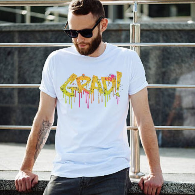 T-shirt Grad Moderne tendance Graduation personnalisée (Créateur téléchargé)
