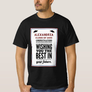 T-shirt Graduate Class Félicitations sur mesure