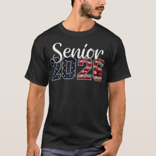T-shirt Graduate Senior Class of 2026 Graduation American